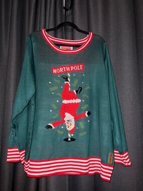 Ugly Christmas Sweater Xmas Size XL Tipsy Elves